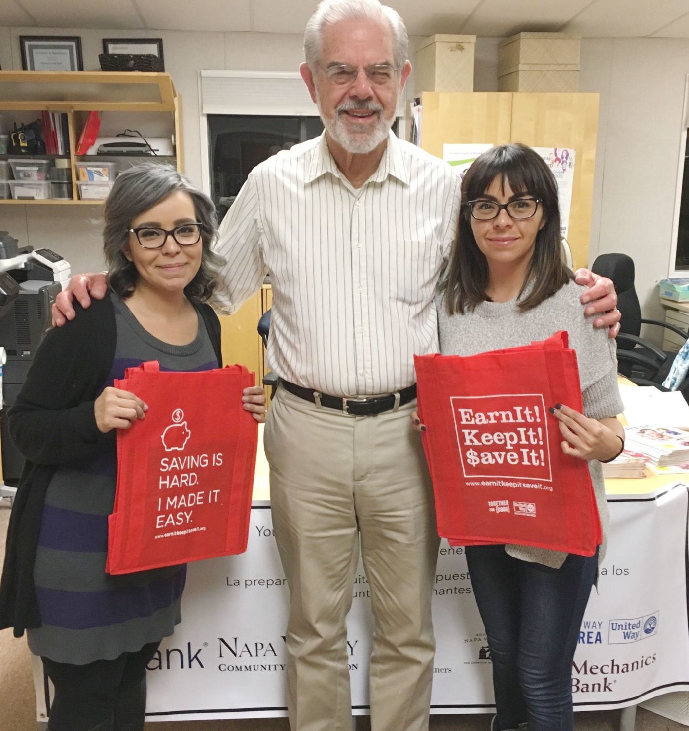 Volunteer tax preparer Ray Branstetter